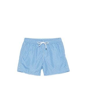 Fedeli Blue Beachwear - Swim Shorts Men